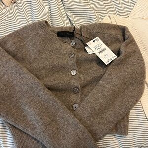 Zara Women's Taupe Cardigan